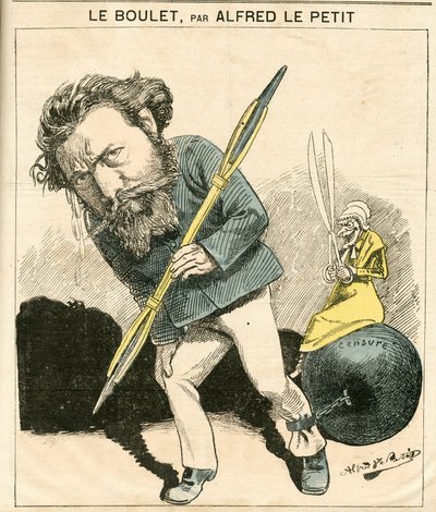 Cover of Le Grelot, number 119, Satirical in Colours by Alfred Le Petit