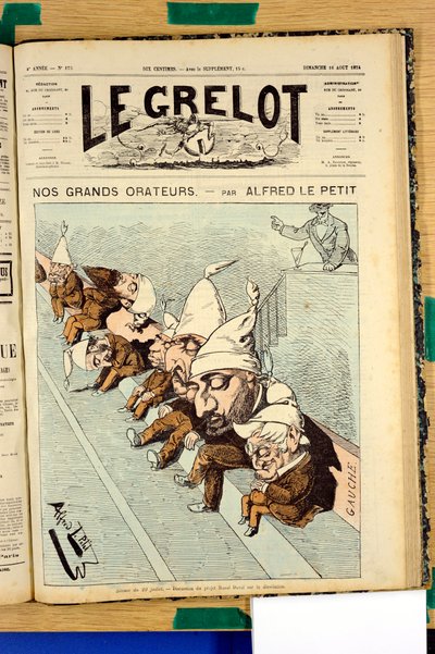 Cover of Le Grelot, number 175, Satirical in Colors by Alfred Le Petit