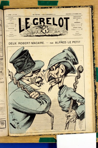 Cover of Le Grelot, number 189, Satirical in Colors by Alfred Le Petit
