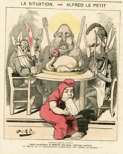 Cover of Le Grelot, number 47, Satirical in Colors by Alfred Le Petit