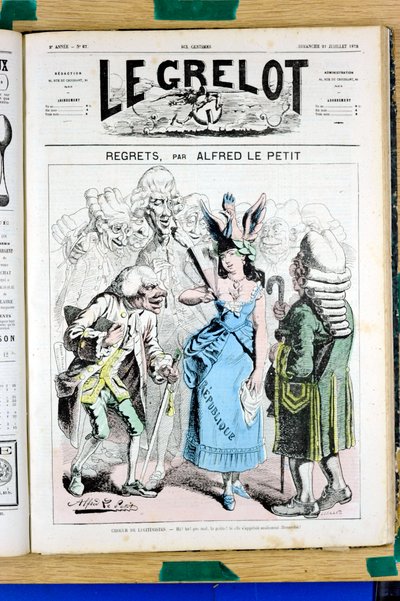 Cover of Le Grelot, number 67, Satirical in Colors by Alfred Le Petit