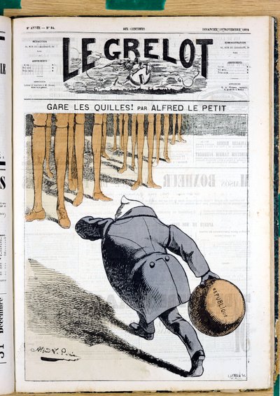 Cover of Le Grelot, number 84, Satirical in Colors by Alfred Le Petit