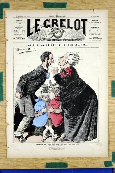 Cover of Le Grelot, number 697, Satirical in Colors by Alfred Le Petit