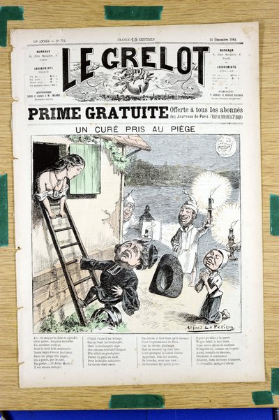 Cover of Le Grelot, number 718, Satirical in Colors by Alfred Le Petit