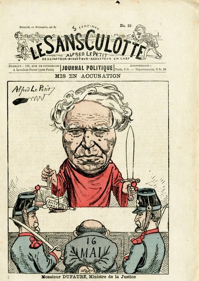 Cover of Le Sans-Panlotte, number 10, Satirical in Colors by Alfred Le Petit