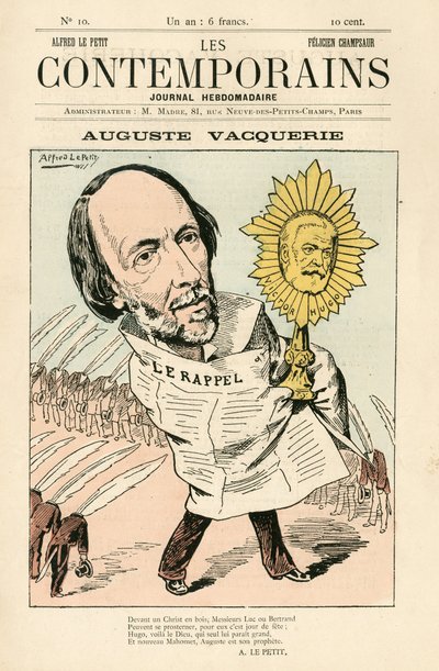 Cover of Les Contemporains, number 10 by Alfred Le Petit