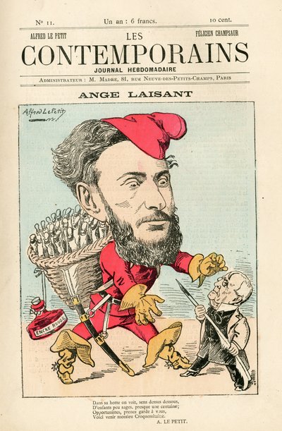 Cover of Les Contemporains, number 11 by Alfred Le Petit