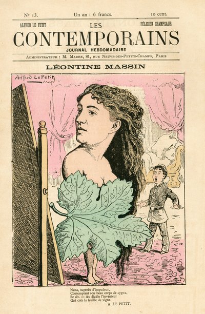 Cover of Les Contemporains, number 13 by Alfred Le Petit