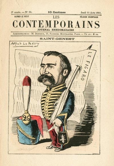 Cover of Les Contemporains, number 36 by Alfred Le Petit