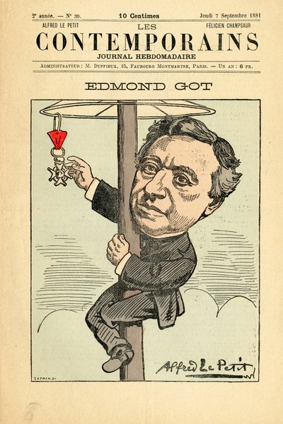 Cover of Les Contemporains, number 39 by Alfred Le Petit