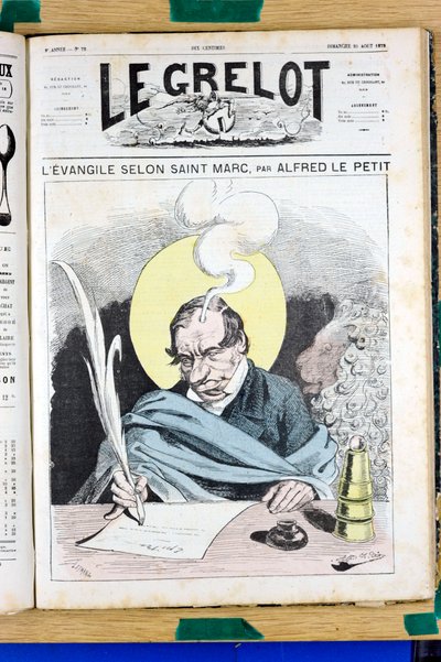 Cover of Le Grelot, number 72, Satirical in Colors by Alfred Le Petit