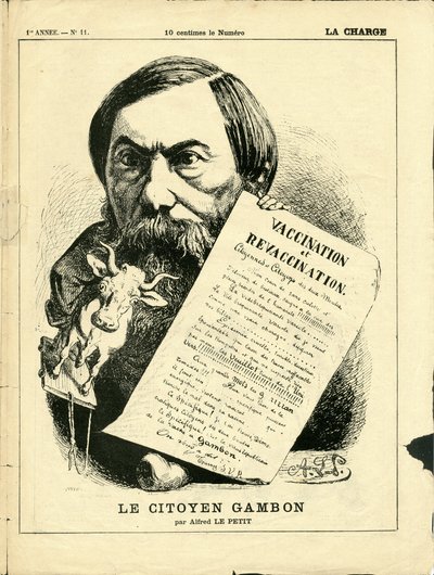 Illustration in La Charge (1870), No. 11 by Alfred Le Petit
