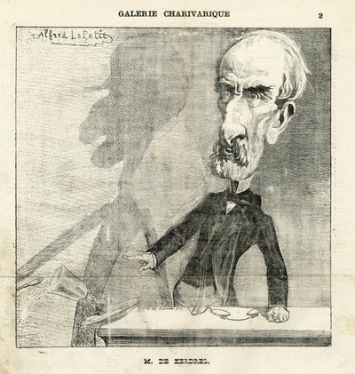 Illustration by Alfred Le Pete (1841-1909) in Le Charivari by Alfred Le Petit