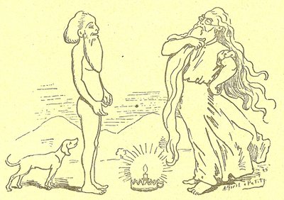 Illustration in Gros-Jean and his cure by Alfred Le Petit