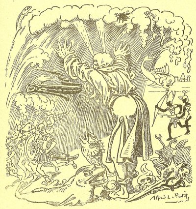Illustration of Alfred Le Pete (1841-1909) in Gros-Jean and his cure by Alfred Le Petit