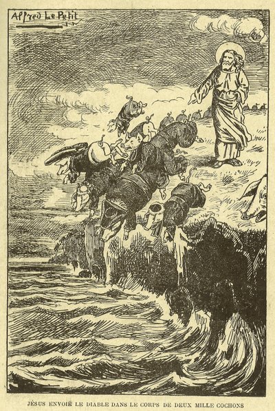 Illustration of Alfred Le Pete in Gros-Jean and His Parish by Alfred Le Petit