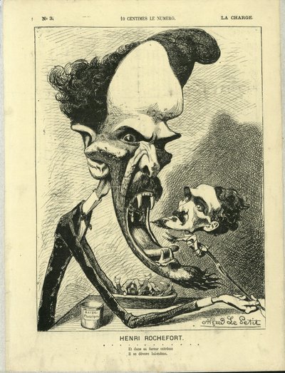 Illustration of Alfred Le Petit in La Charge (1870), No. 3 by Alfred Le Petit