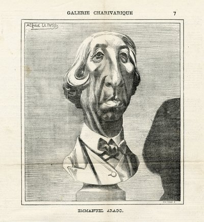 Illustration of Alfred Le Petit (1841-1909) in Le Charivari by Alfred Le Petit