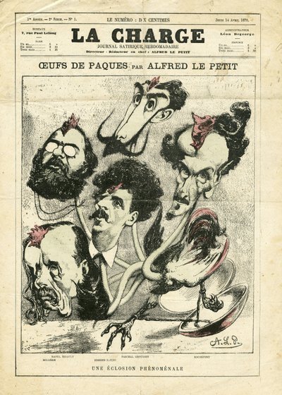 Illustration in La Charge (1870) by Alfred Le Petit