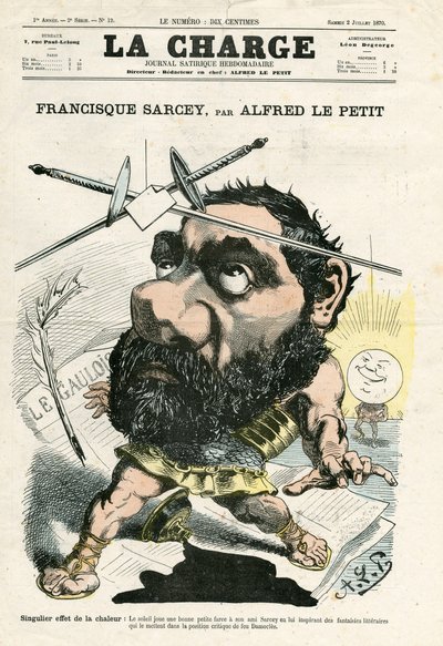 La Charge, number 12, Satirical in Colors by Alfred Le Petit