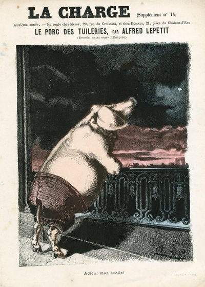 La Charge (1870), number 15, Satirical in Colors by Alfred Le Petit