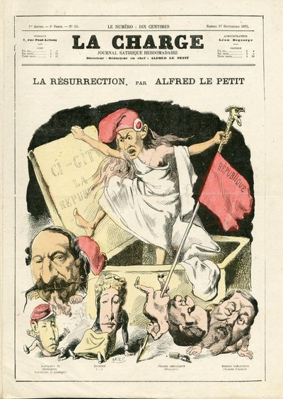 La Charge, Number 23, Satirical in Colours by Alfred Le Petit