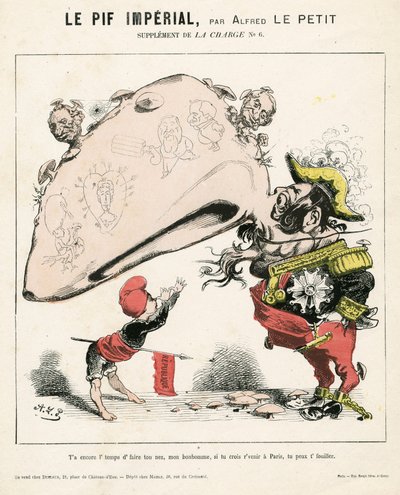 La Charge (1870), number 6, Satirical in Colors by Alfred Le Petit