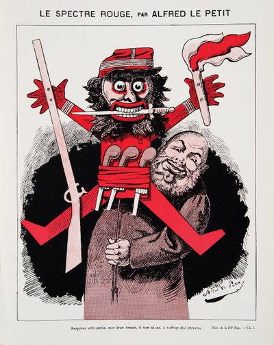 The Red Specter, from History of the Third Republic, Vol. I, Political History, pub.1933 by Alfred Le Petit