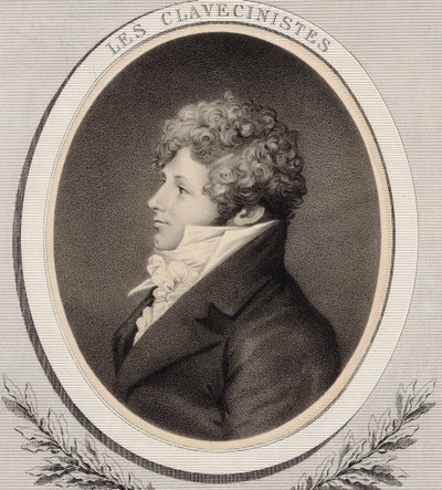 Portrait of Pianist and Composer Daniel Steibelt by Alfred Lemoine