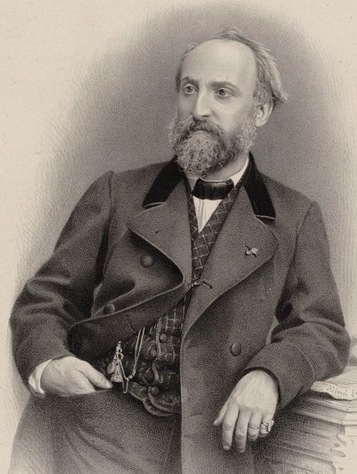 Portrait of the Composer Antoine François Marmontel by Alfred Lemoine