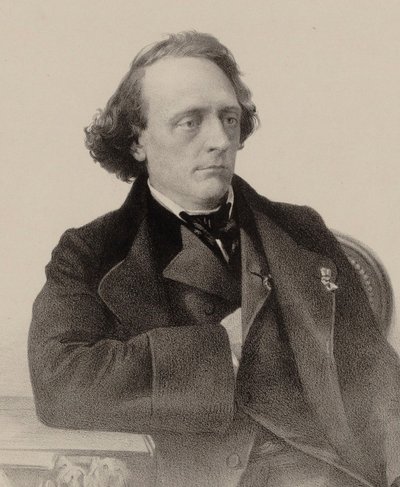 Portrait of the Pianist and Composer Henry Litolff by Alfred Lemoine