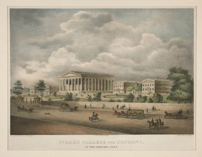 Girard College for Orphans - at Philadelphia, Pennsylvania by Alfred M. Hoffy