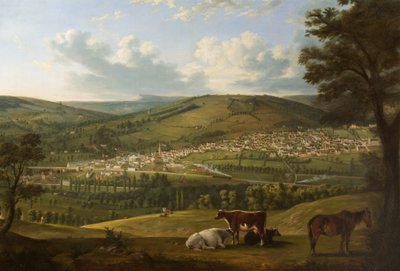 Stroud from near Rodborough Fort, Gloucestershire by Alfred Newland Smith