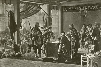 The Enrollment of Volunteers, 1870 by Alfred Paul Marie Richemont