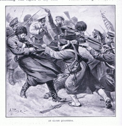 At Close Quarters by Alfred Pearse