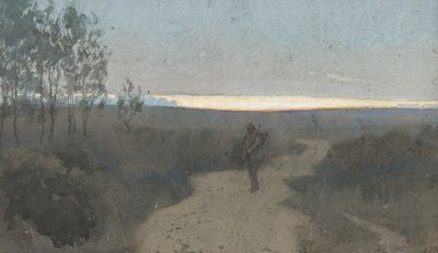 Returning at Dusk by Alfred Rawlings Baker