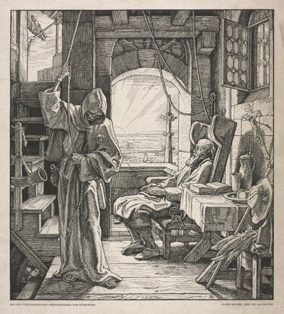 Dance of Death: Death as a Friend by Alfred Rethel