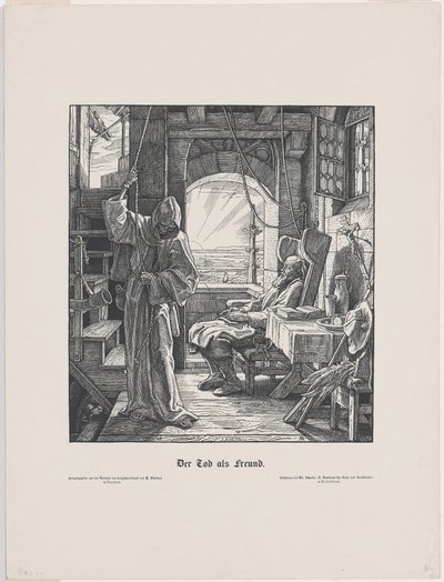 Death as a Friend by Alfred Rethel