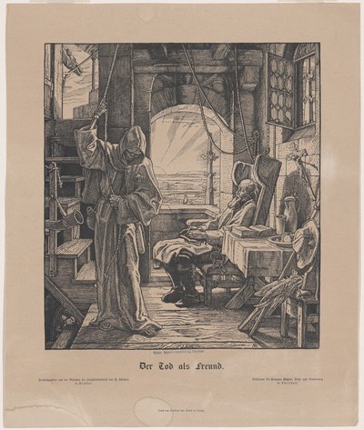 Death as a Friend by Alfred Rethel