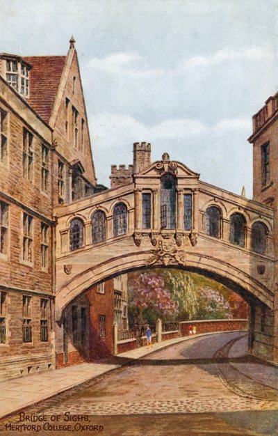 Bridge of Sighs, Hertford College, Oxford by Alfred Robert Quinton