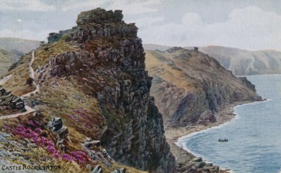 Castle Rock, Lynton by Alfred Robert Quinton