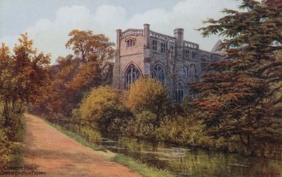 Convent Walk, Christchurch Priory by Alfred Robert Quinton