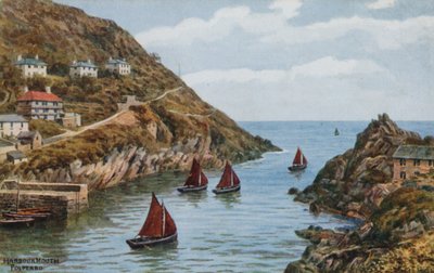 Harbour Mouth, Polperro by Alfred Robert Quinton