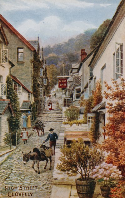High Street, Clovelly by Alfred Robert Quinton