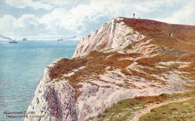 Highdown Cliffs, Freshwater, Isle of Wight by Alfred Robert Quinton