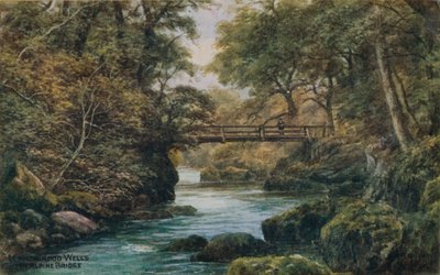 Llandrindod Wells, The Alpine Bridge by Alfred Robert Quinton
