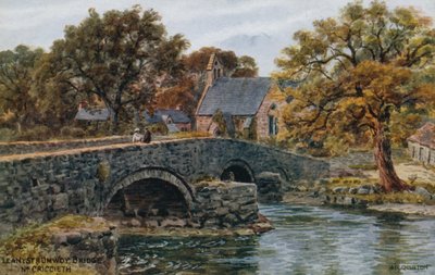Llanystrumwdy Bridge, Nr. Criccieth by Alfred Robert Quinton