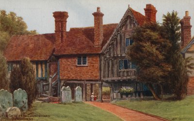 Lych Gate from Churchyard, Penshurst by Alfred Robert Quinton