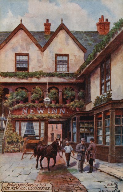 New Inn, Gloucester by Alfred Robert Quinton