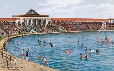 New Sea Bathing Lake, Southport by Alfred Robert Quinton